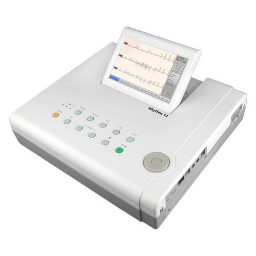 New ECG machine model Rhythm 12, with 7.0-inch high-resolution Color LCD screen