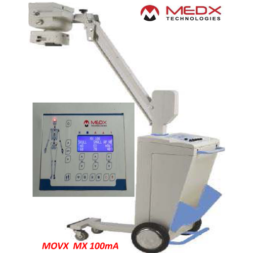 New X-ray machine model MOVX MX 100mA is Tube swivels for lateral exposures
